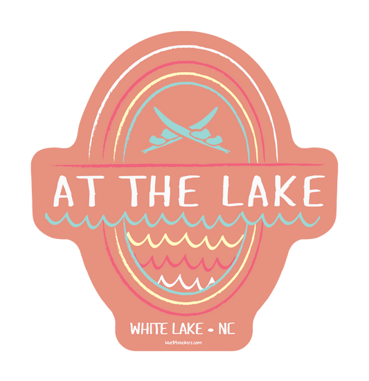 White Lake Sticker - At The Lake