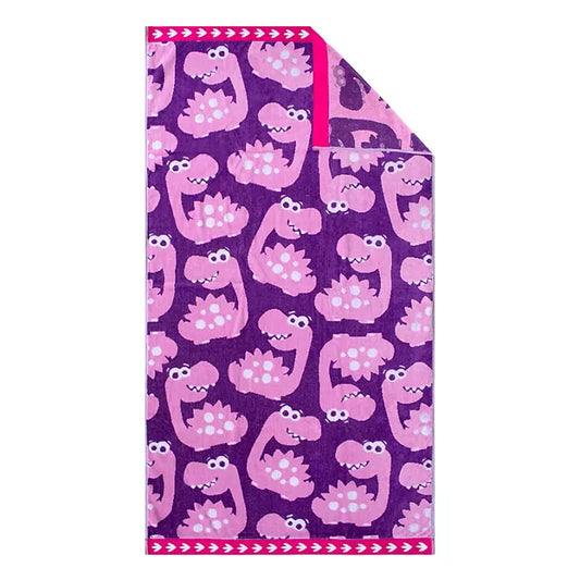 Kids Beach Towel - Happy Dinos