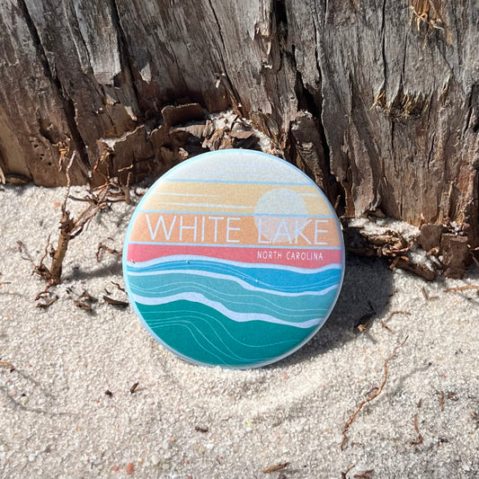 White Lake Magnet - Partridge Waves & Sun
