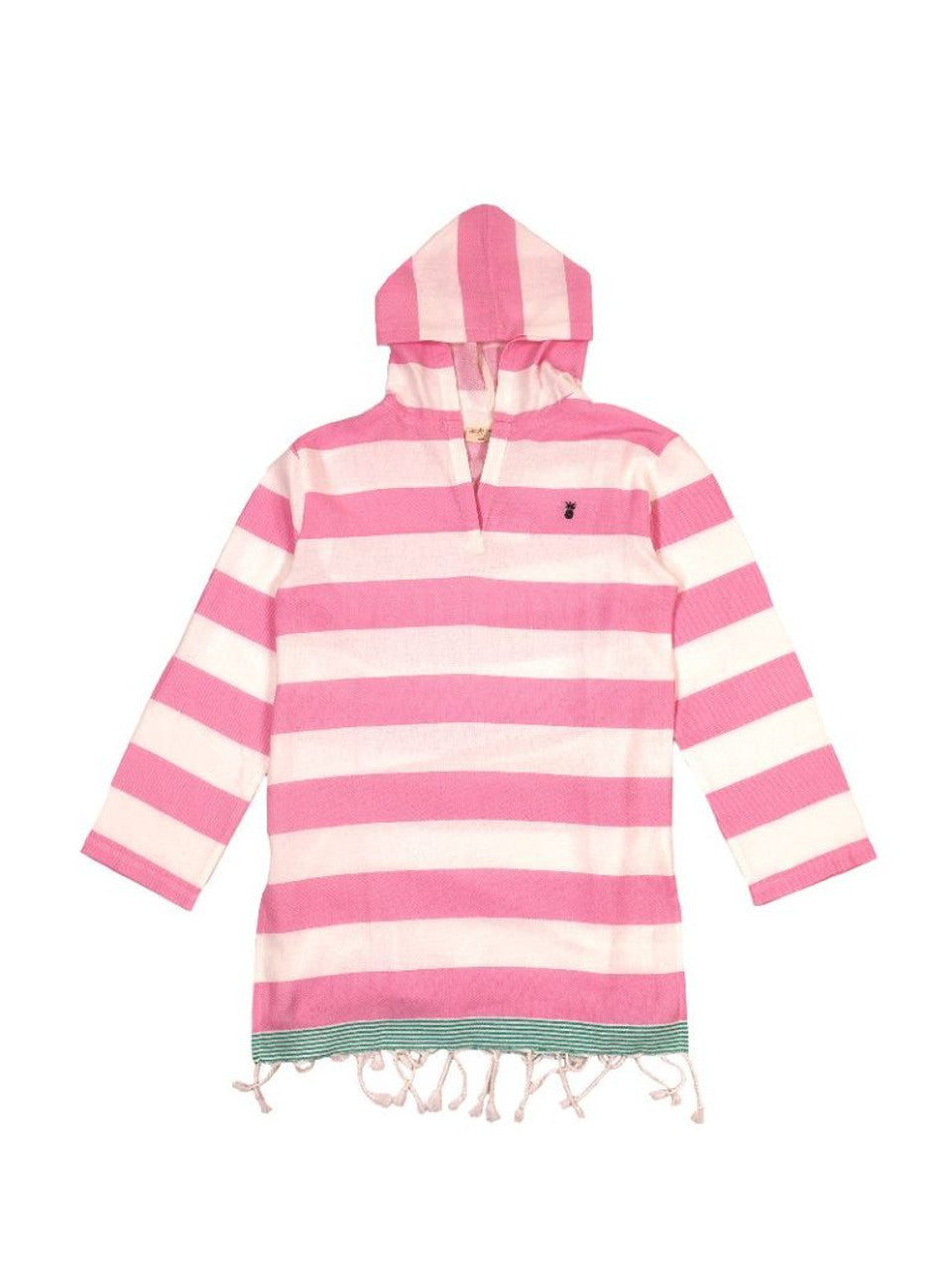 Pink Striped Coverup