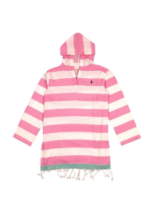 Youth Pink Striped Coverup