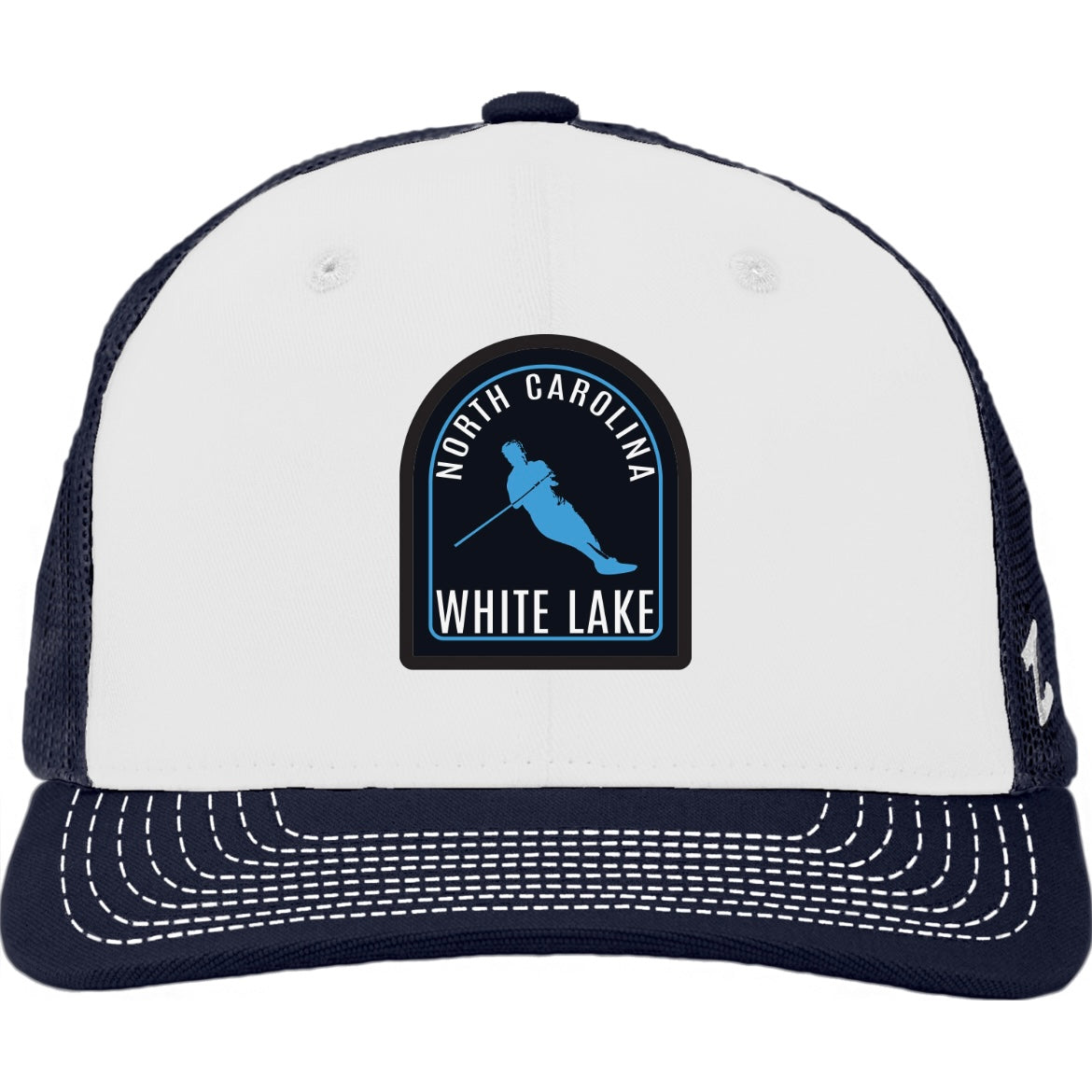 White Lake Hat - Blue Door w/Skier