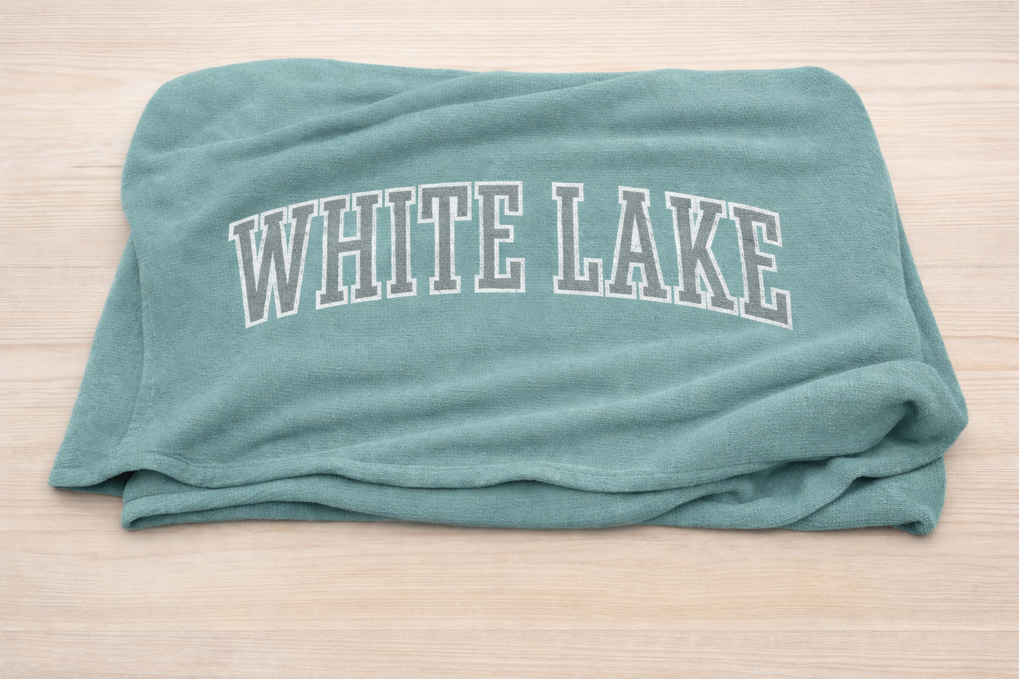 White Lake Sweatshirt Blanket