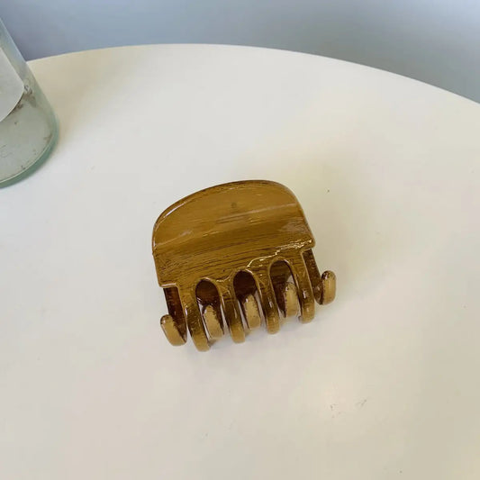 Vintage Wood Grain Hair Claw