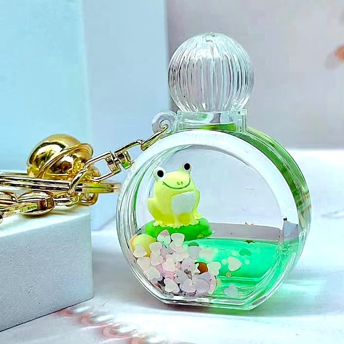Frog Boba Floaty Keychain