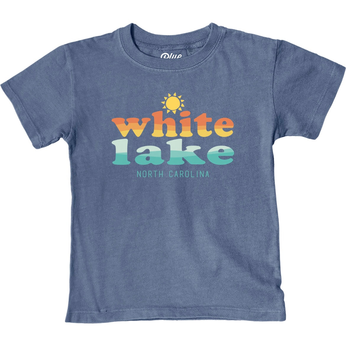 White Lake Tee Toddler - Pacific Blue