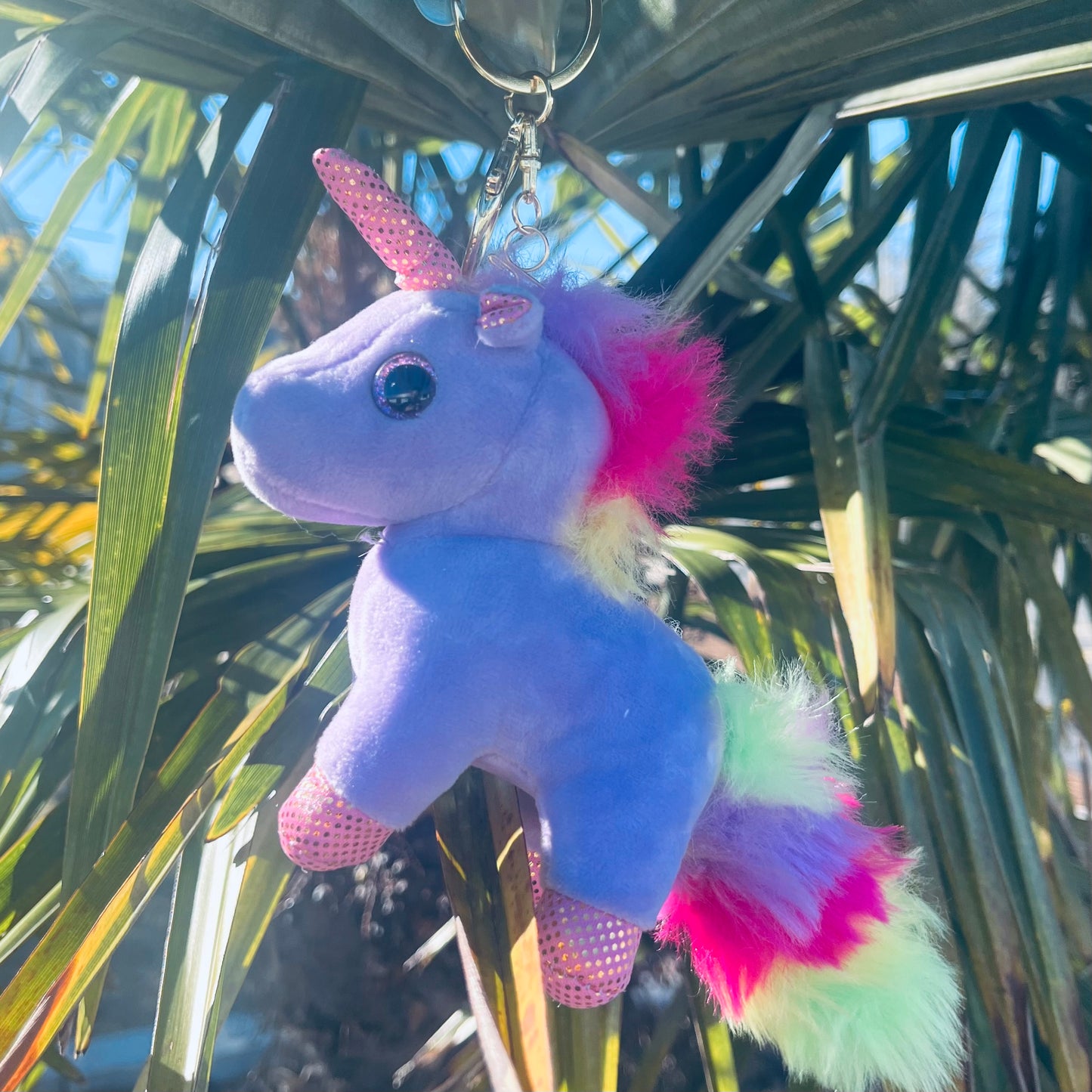 Unicorn Plush Keychain