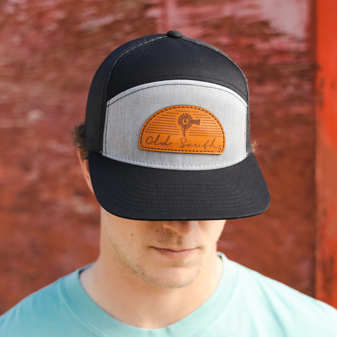 Old South Arch Leather Patch - Trucker Hat