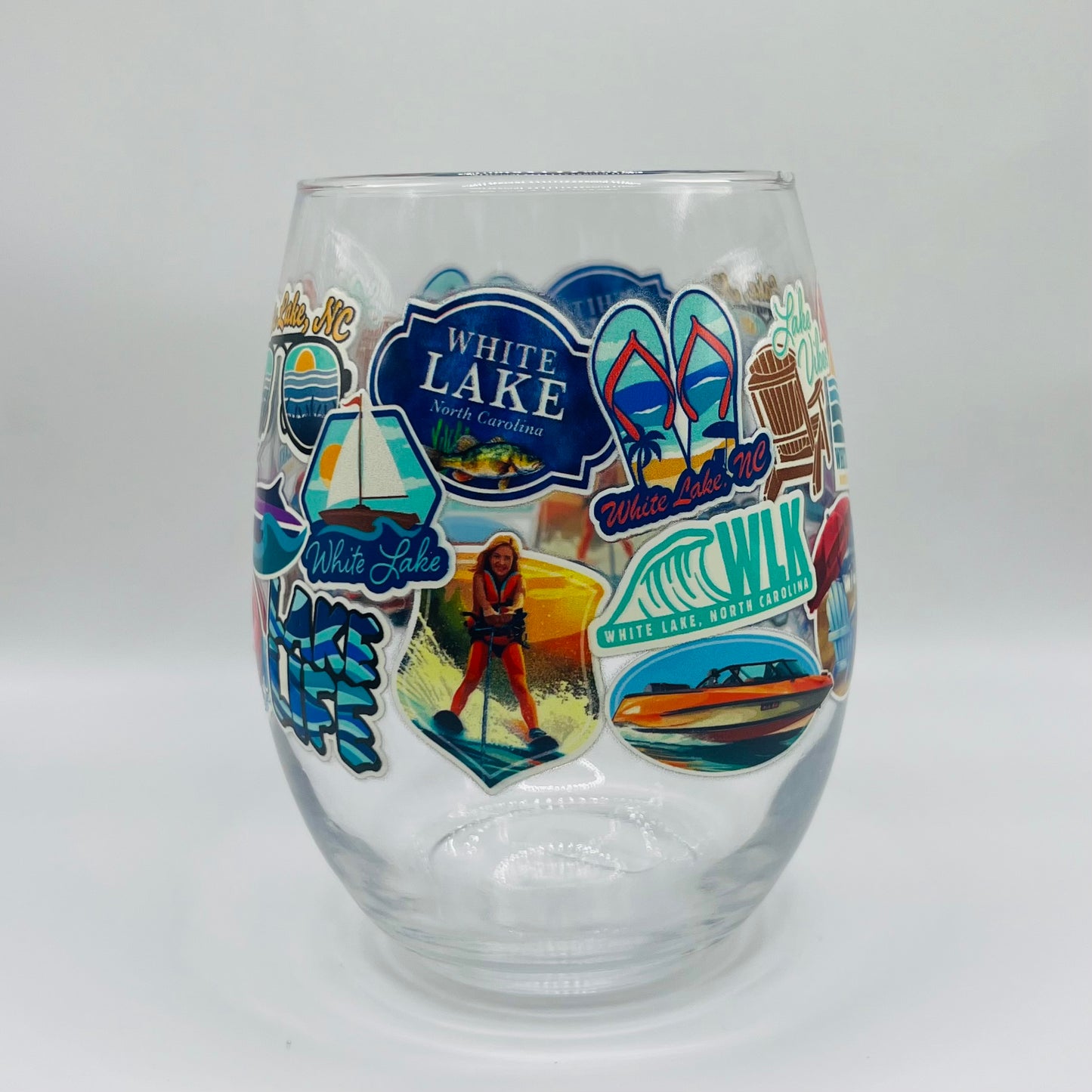 White Lake Design Wine Glass