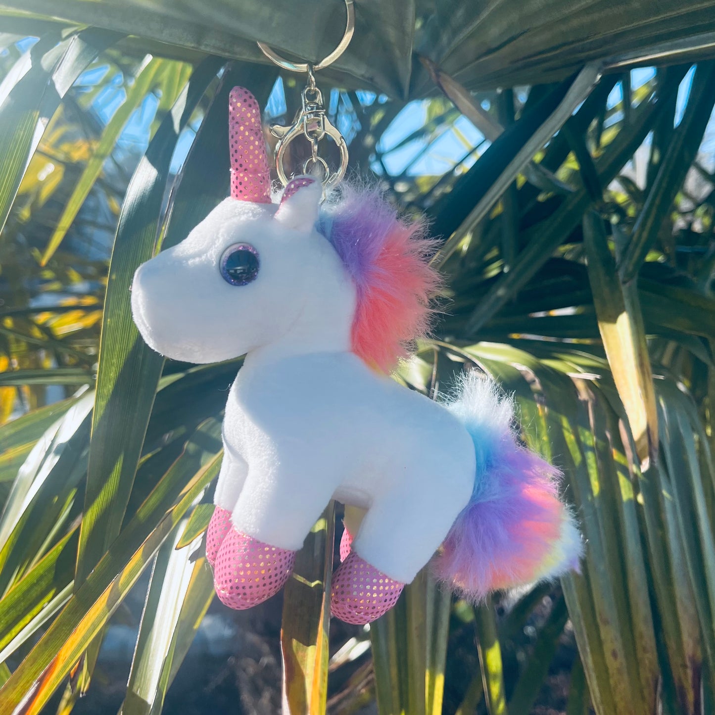 Unicorn Plush Keychain