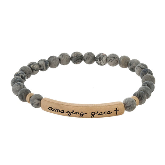 Amazing Grace Beaded Bracelet
