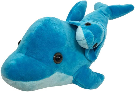 Plush Dolphin w/baby