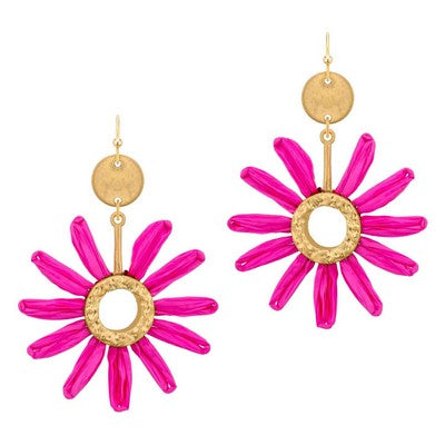 Petunia Hot Pink Earrings