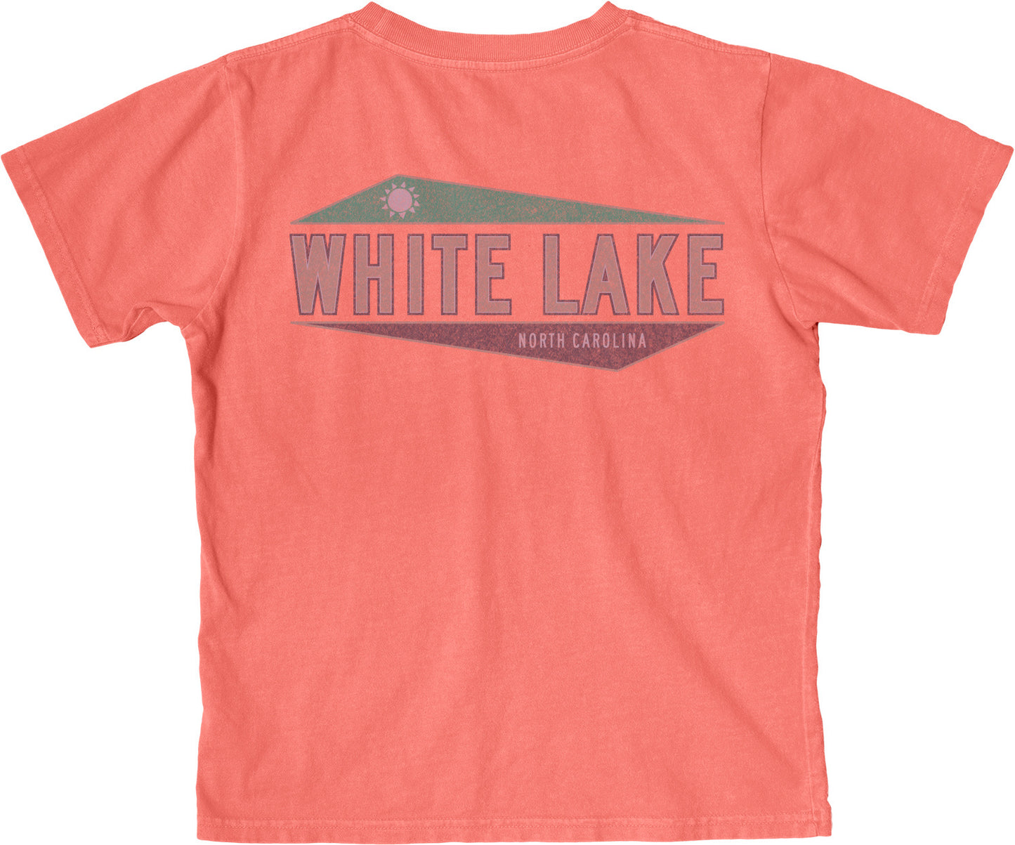 White Lake Tee Youth - Contraption Neon Coral