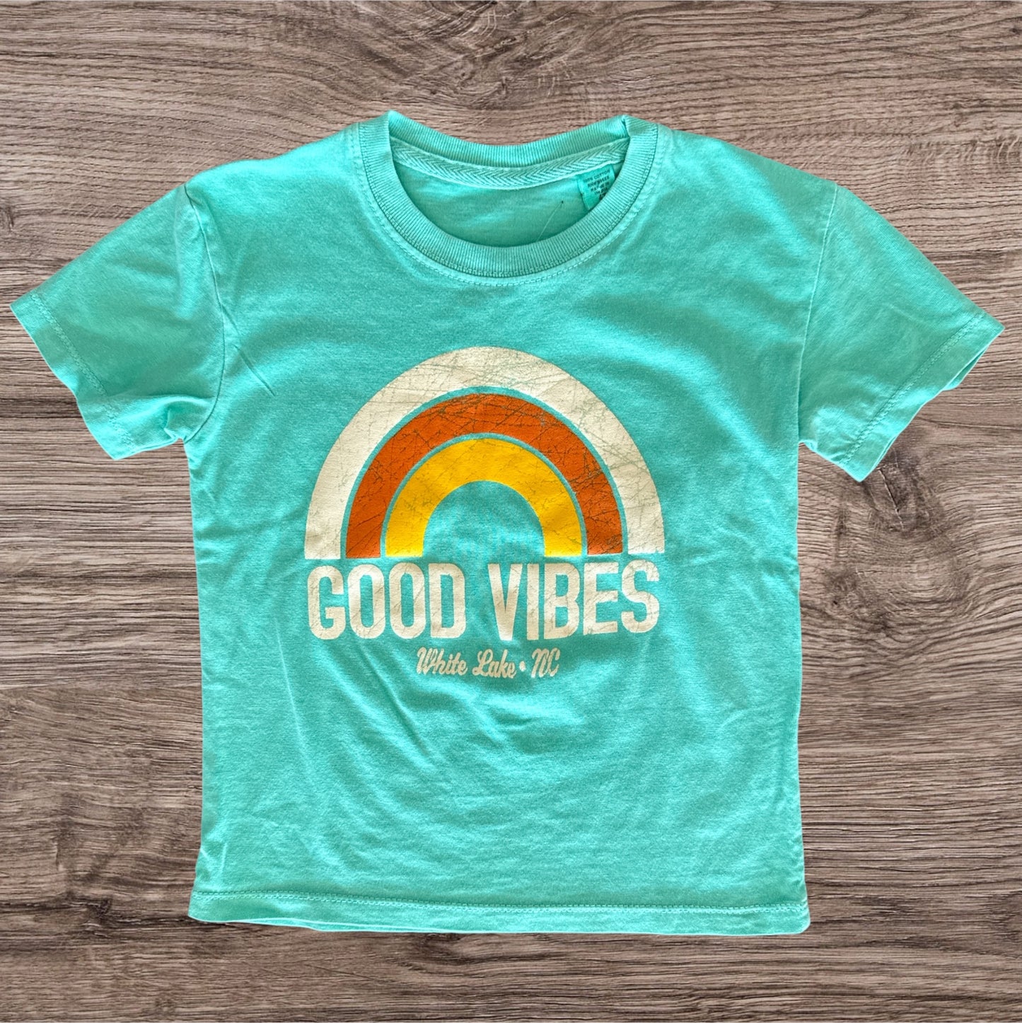 White Lake Tee Toddler - Classic Rewind Rainbow