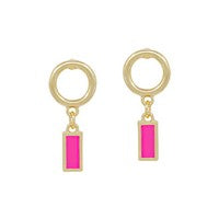 Pacey Hot Pink Earrings