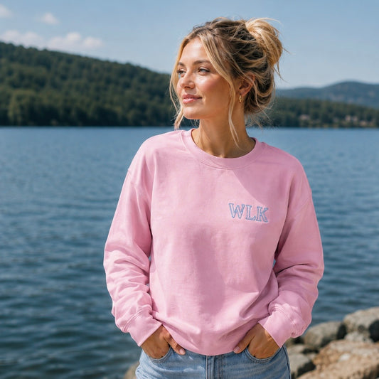 White Lake Crewneck - WLK Pink