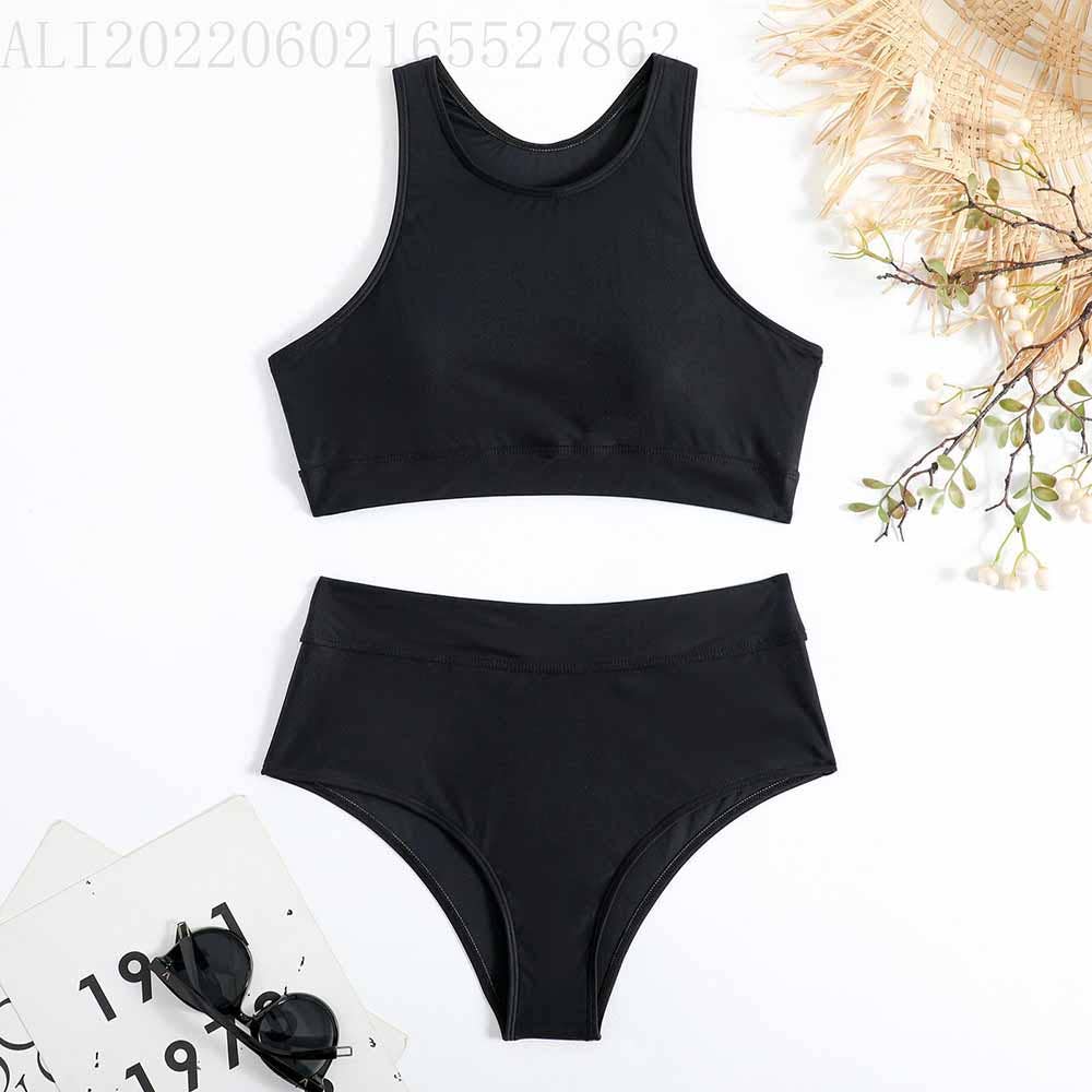 Solid Color Swimsuit