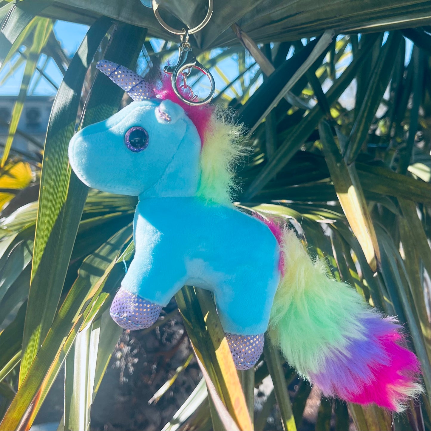 Unicorn Plush Keychain