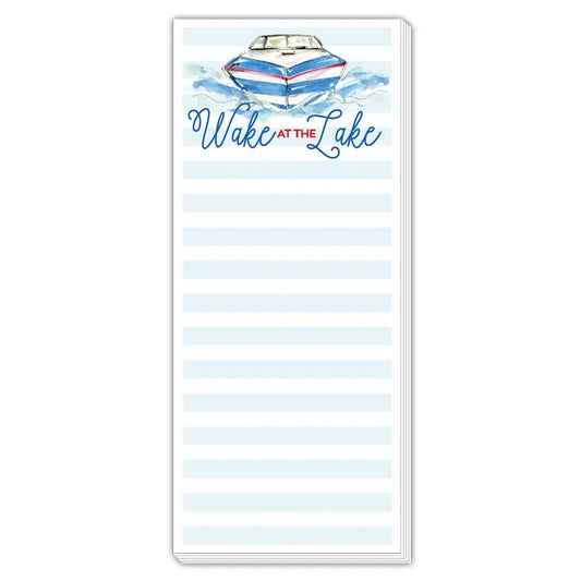 "Wake at the Lake" Skinny Notepad
