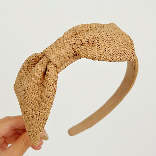 Woven Straw Headband