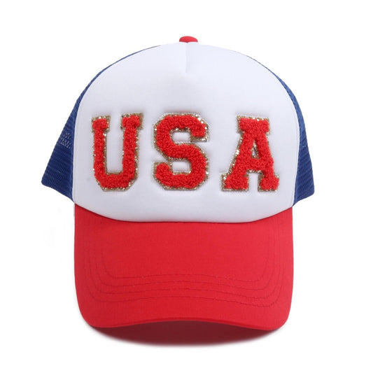 USA Patch Trucker Hat