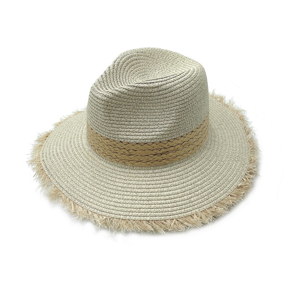 Straw Panama Hat - Ivory