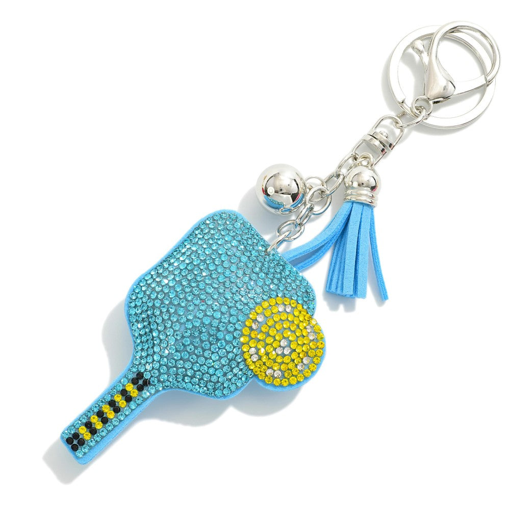 Pickleball Keychain - Blue