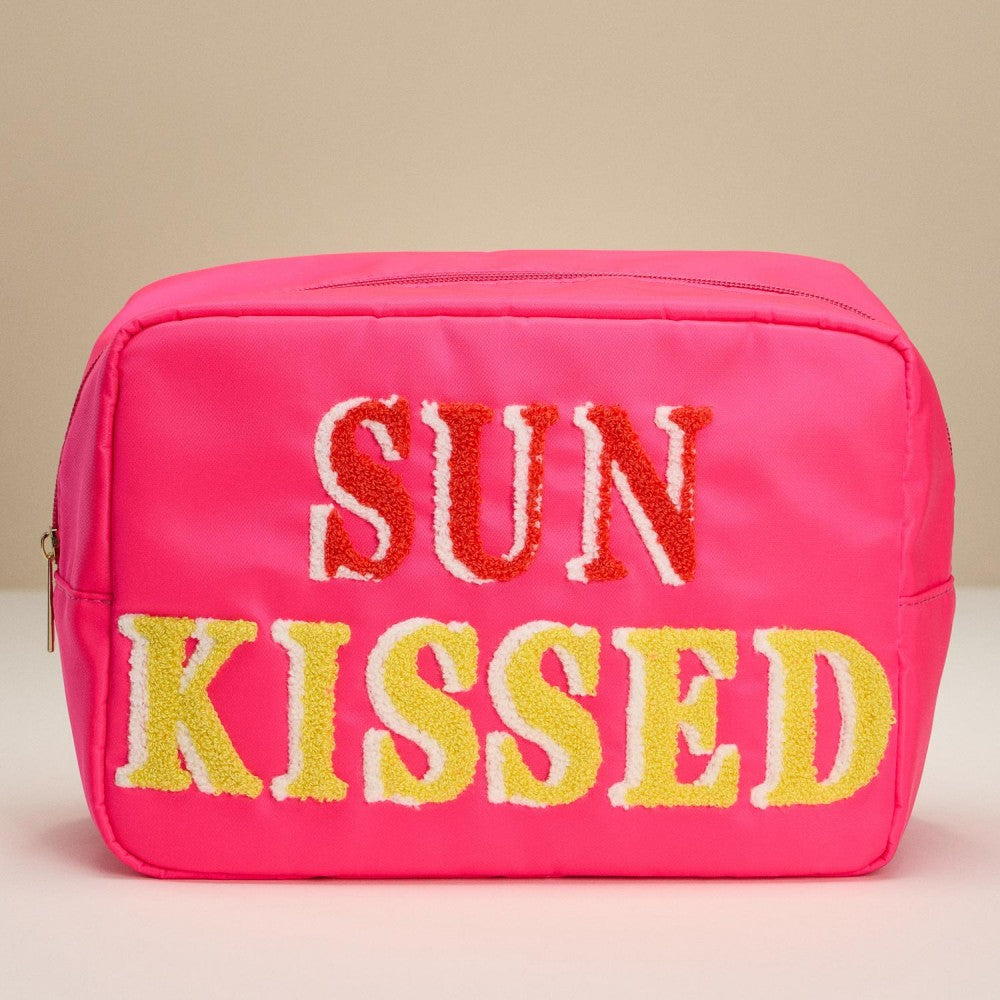"Sun Kissed" Chenille Patch Pouch