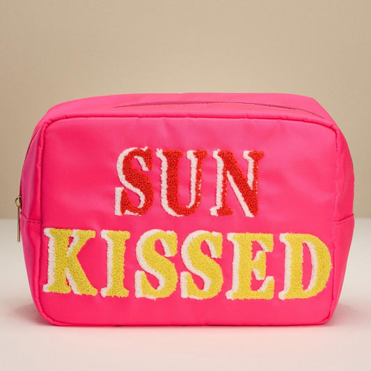 "Sun Kissed" Chenille Patch Pouch