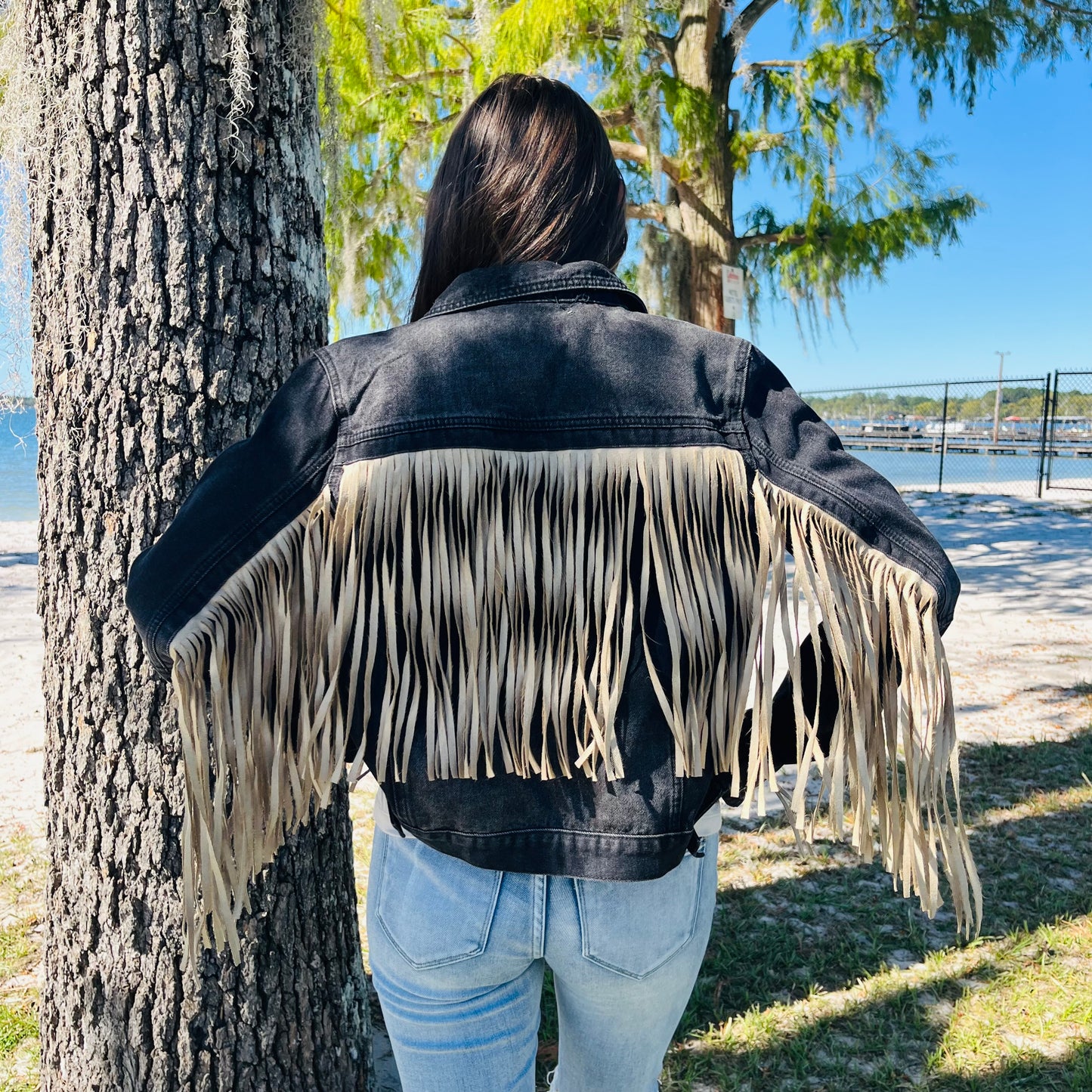 Black Fringe Jacket