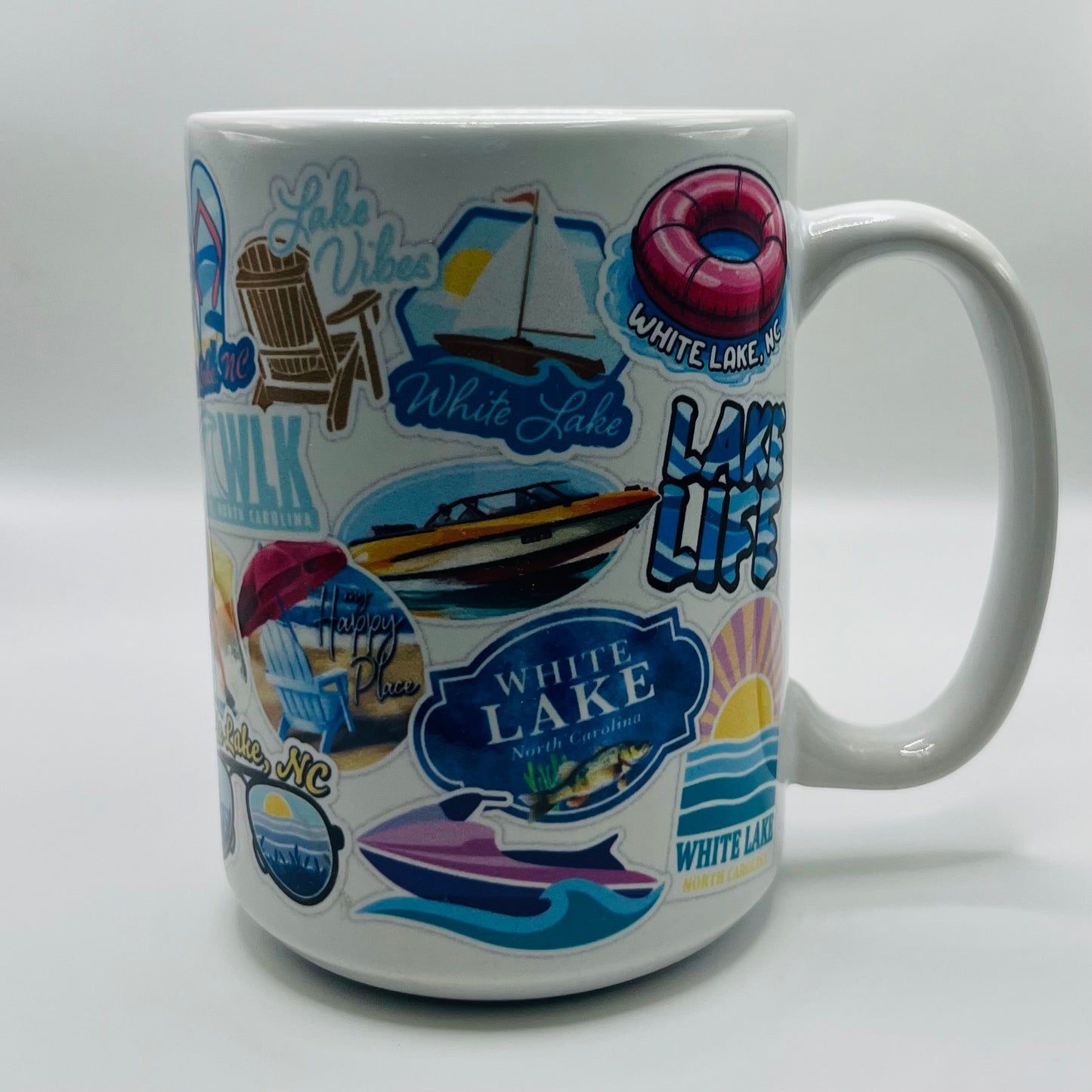 White Lake Design Coffee Mug