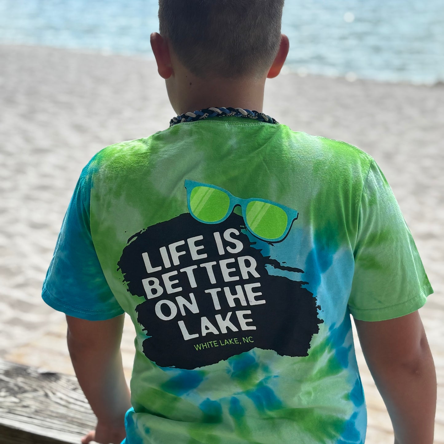 White Lake "Better On The Lake" Tee - Blue