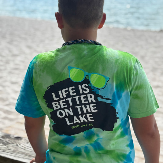White Lake "Better On The Lake" Tee - Blue