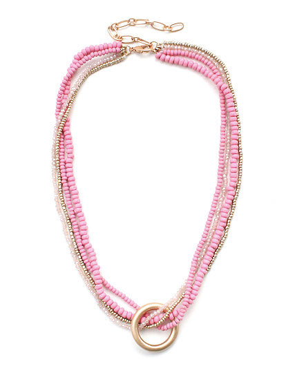 Blaine Pink Necklace