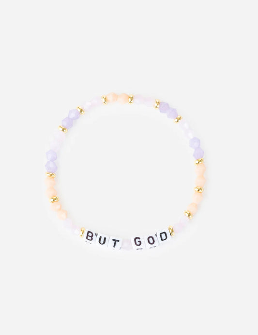 But God Letter Bracelet