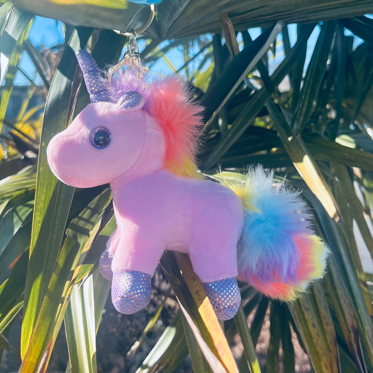 Unicorn Plush Keychain