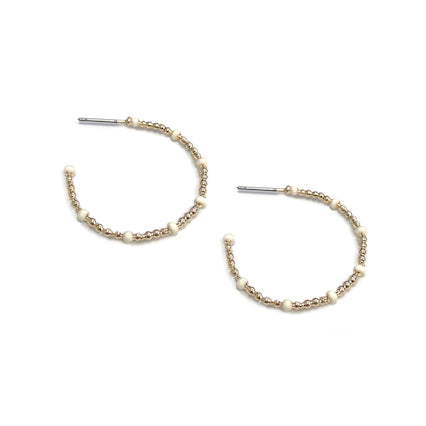 Tarrant White Earrings