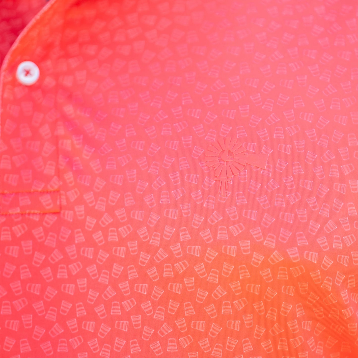 Old South Performance Polo - Solo Cup Microprint