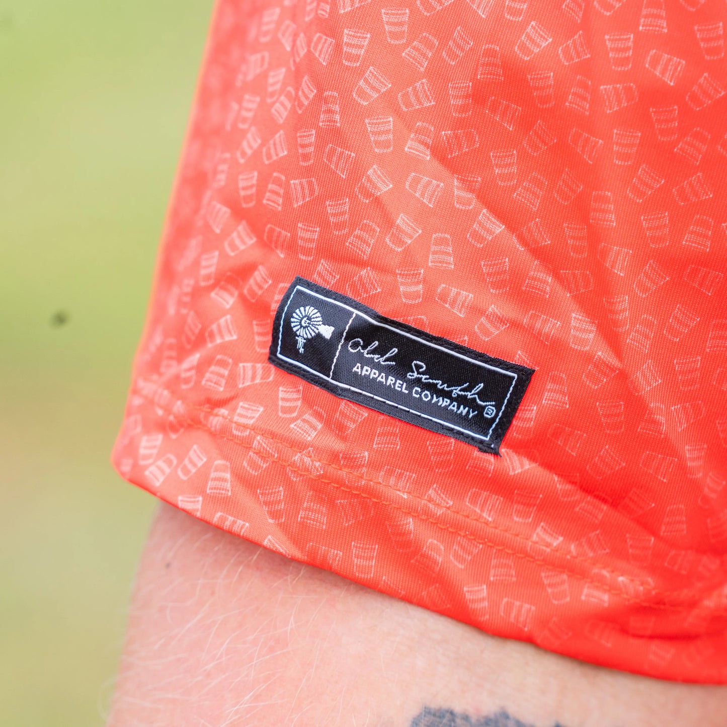Old South Performance Polo - Solo Cup Microprint