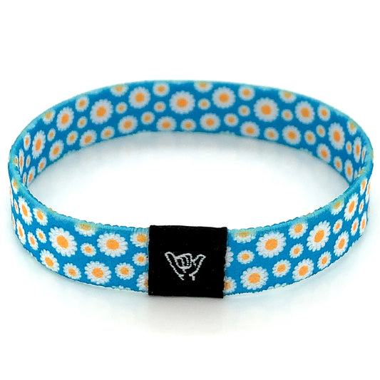 Wild Daisies Wristband Bracelet