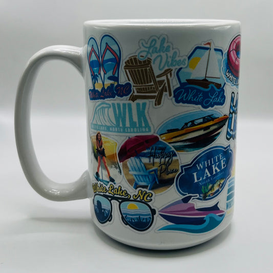 White Lake Design Coffee Mug