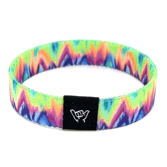 Electric Chevron Wristband Bracelet