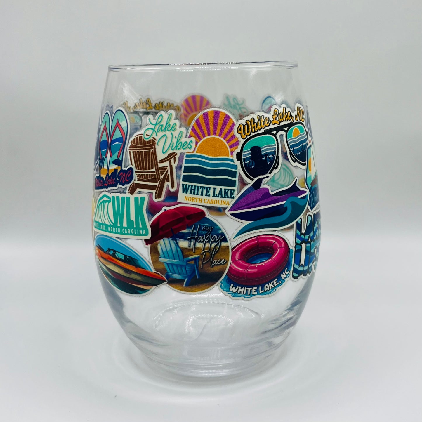 White Lake Design Wine Glass