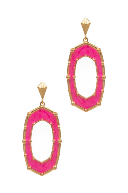 Odin Hot Pink Earrings
