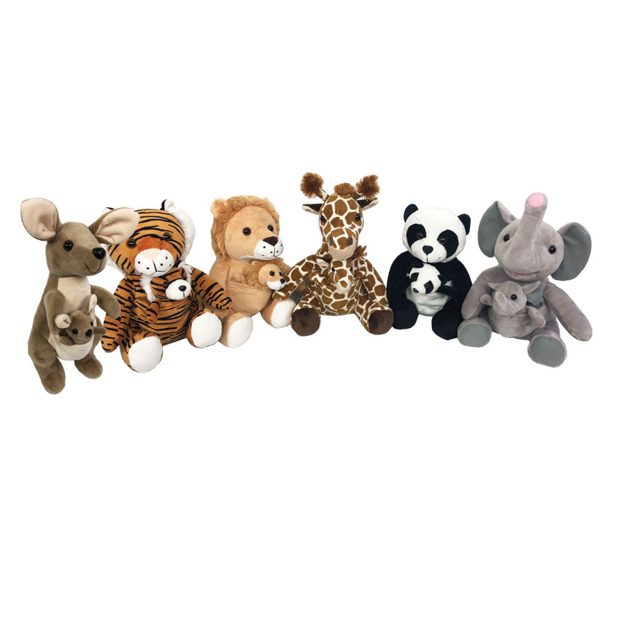 Plush Jungle Pet w/baby