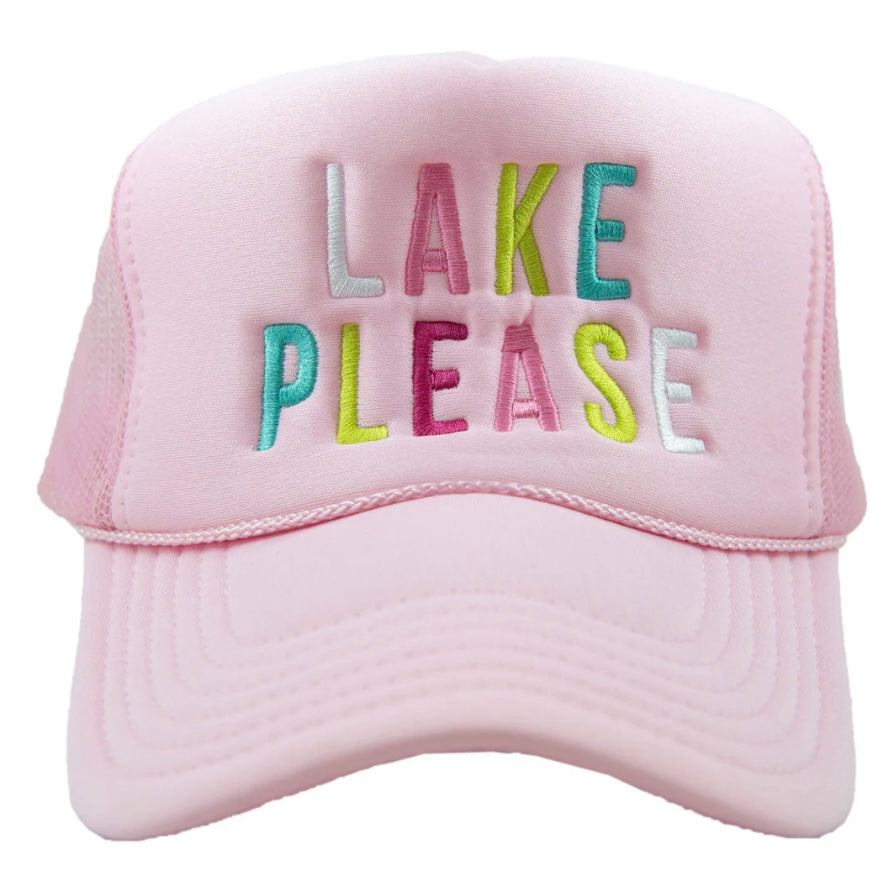 “Lake Please” Foam Trucker Hat