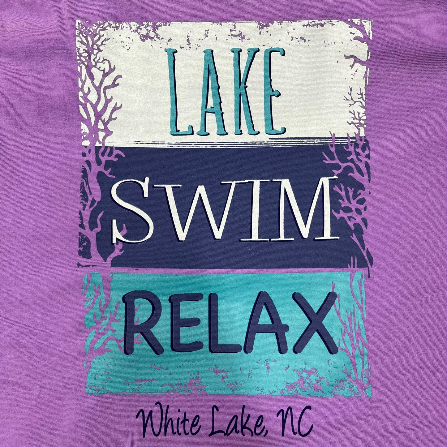 White Lake Tee - “Lake, Swim, Relax”