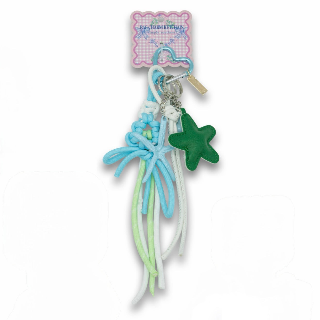Simply Southern Bag Charm - Summer Green Star