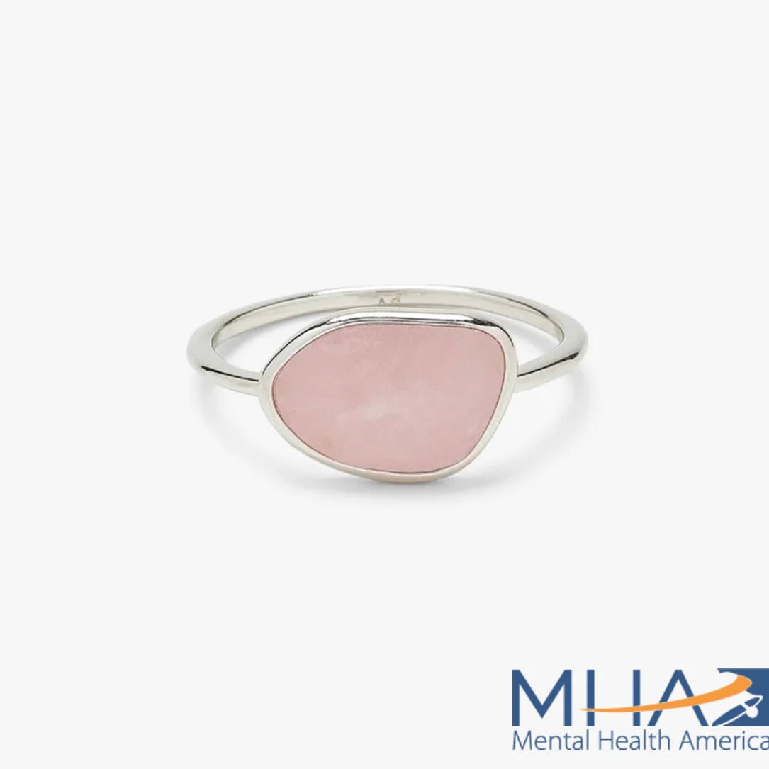Pura Vida Mental Health Gemstone Ring